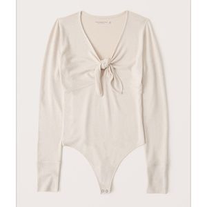 NWT – Abercrombie Tie-front Bodysuit, Small